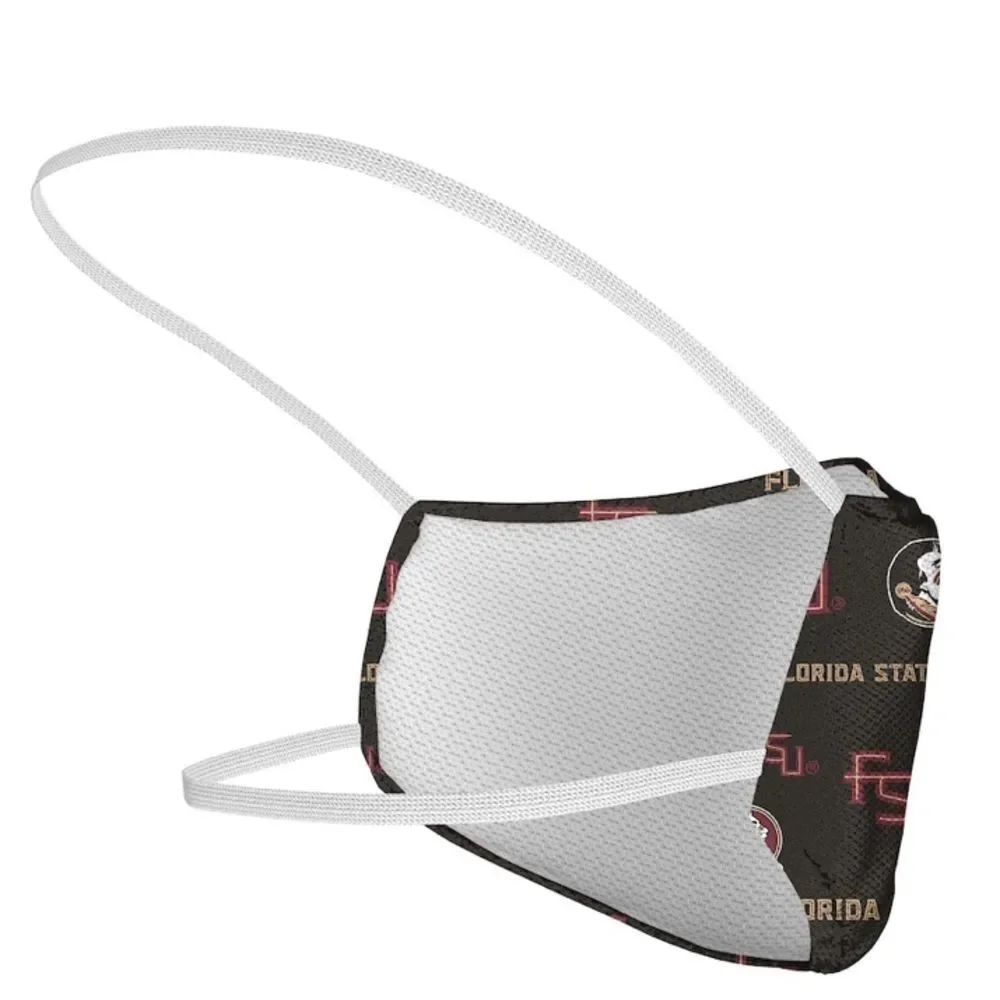 New in Package FSU Florida State Seminoles Face Covering Mask Masks Set of 3